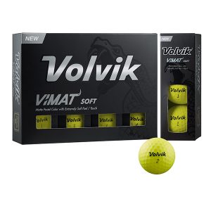Volvik VIMAT Dozen Golf Balls Yellow