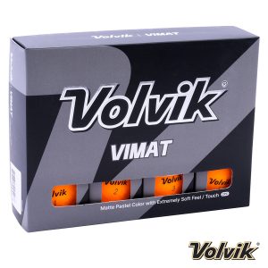 Volvik VIMAT Dozen Golf Balls Orange 2023