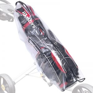 Masters Clear Rain Cape with Zip Black