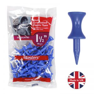 Masters Plastic Graduated Tees 1 1/2 Bag 30 Blue